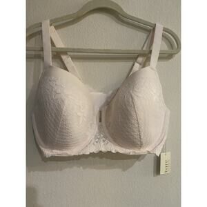 Bare Necessities Bra Women's 40DDD Bare T Shirt Bra In Floral Lace NWT $65